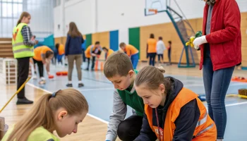 В Выселковском КДЦ школьники и волонтёры продолжают акцию &laquo;День единых действий&raquo;