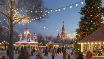 Новогодние гуляния в Динском парке подарили гостям радость и тёплую атмосферу