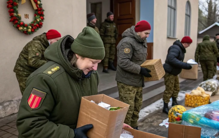 Волонтёры Выселковского района в праздники отправили бойцам гуманитарную помощь