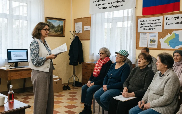Жителям Брюховецкого района рассказывают о выборах депутатов Госдумы Жителям Брюховецкого района рассказывают о выборах депутатов Госдумы