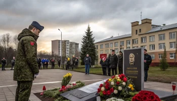 Акция памяти героя СВО прошла в Ейском полипрофильном колледже