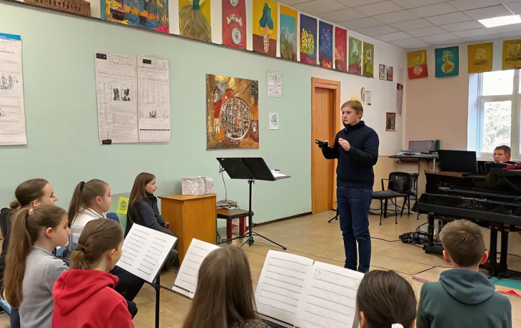 Мастер-класс по вокалу вдохновил учеников школы искусств в Успенском районе