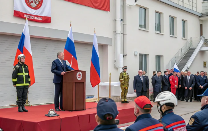 В Белореченске торжественно отметили 35-летие МЧС России и День спасателя