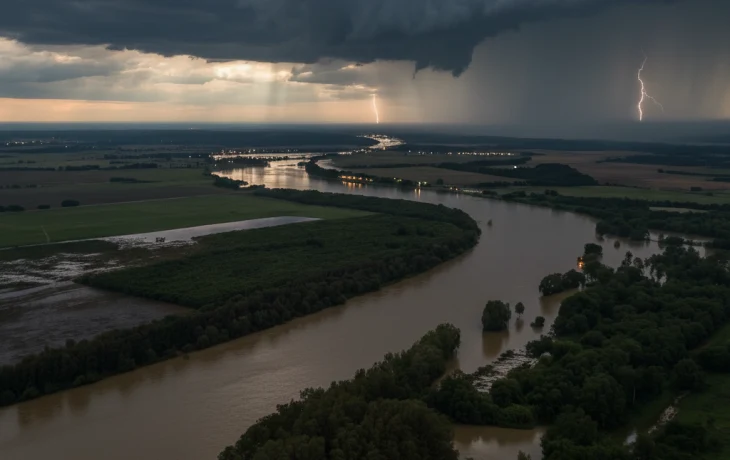 В реках Кубани ожидается подъем воды из-за осадков В реках Кубани ожидается подъем воды из-за осадков