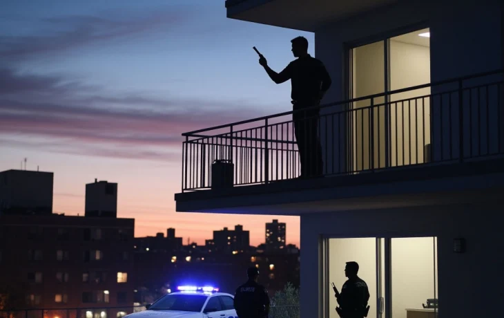 Краснодарец с криминальным прошлым устроил стрельбу с балкона