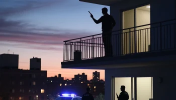 Краснодарец с криминальным прошлым устроил стрельбу с балкона