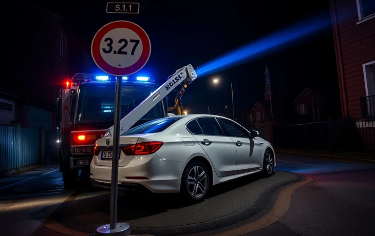 В Краснодаре усилили круглосуточную эвакуацию машин припаркованных у домов