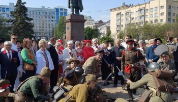 Краснодар отметил 83-ю годовщину освобождения от фашистов реконструкциями боя