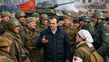 Кондратьев поздравил реконструкторов с 83-летием освобождения Краснодара