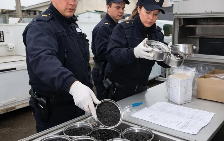 Северский район: изъято 250 кг чёрной икры без маркировки