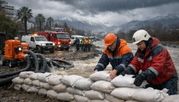В Сочи и Сириусе объявили штормовое предупреждение из-за ливней и снегопадов