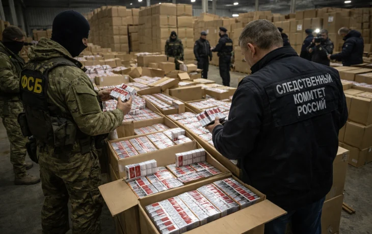 В Краснодаре изъяли партию нелегальных сигарет на полтора миллиарда рублей