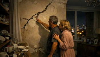 В Краснодарском крае произошло сильное землетрясение магнитудой до пяти единиц