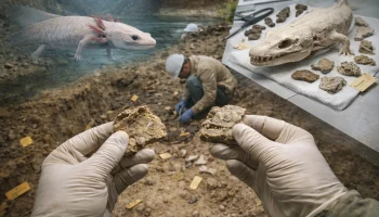 На Кубани обнаружили останки древнего предка мифического дракона ольма