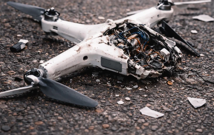 В Краснодаре обнаружены обломки сбитого украинского дрона