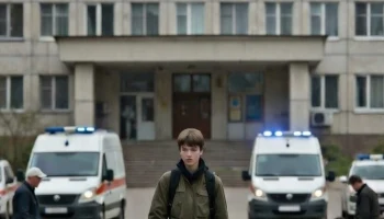 В Анапе появилось видео со студентом с ружьём у техникума