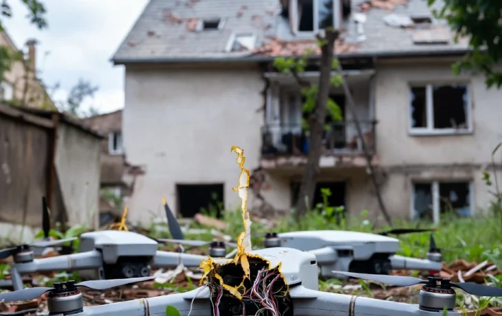 Ночной кошмар в Ильском: 11 домов пострадали от падения обломков БПЛА!