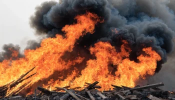 Пожар на Ильском НПЗ после дронов локализован на 700 кв. м