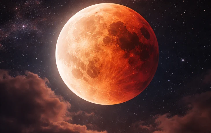 Россияне может наблюдать редкое лунное затмение 3 марта Россияне может наблюдать редкое лунное затмение 3 марта