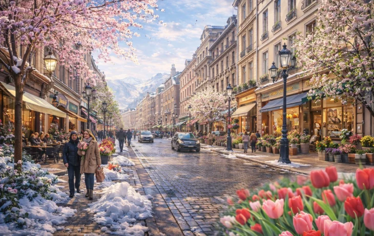 Сочи вошёл в тройку самых популярных городов к 8 Марта