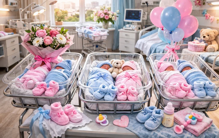 На Кубани за сутки появились на свет три двойни На Кубани за сутки появились на свет три двойни