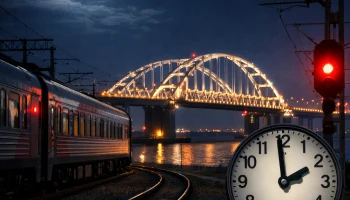 После ночного ограничения на мосту задержались 10 поездов