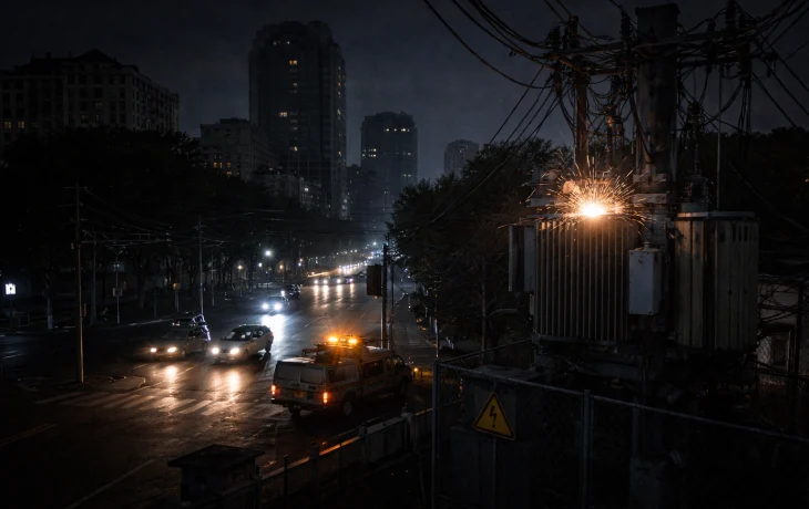 В центре Краснодара 17 улиц остались без света