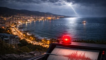 У Новороссийска ночью произошло землетрясение