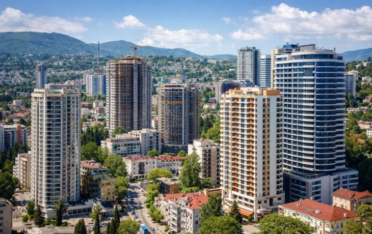 В Сочи тают предложения на верхних этажах: за год экспозиция сократилась на треть