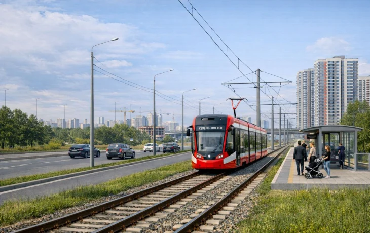Проект трамвайной ветки на северо‑восток Краснодара завершат в первом полугодии 2026 года
