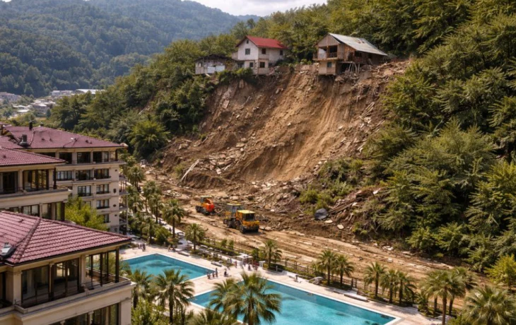 В Сочи планируют внедрить систему раннего предупреждения оползней