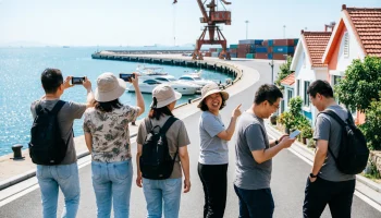 Новороссийск установил указатели с иероглифами для туристов из Китая