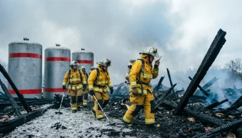 Пожар на нефтебазе в Лабинске после атаки БПЛА успешно локализован