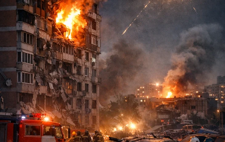 Атака ВСУ на Краснодар: дроны ударили по жилым домам, есть погибший