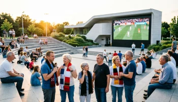 Вечер единения за &laquo;быков&raquo; у фонтанов Галицкого