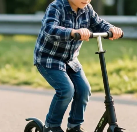 Лихач на самокате в Юбилейном микрорайоне Краснодара гоняет по проезжей части