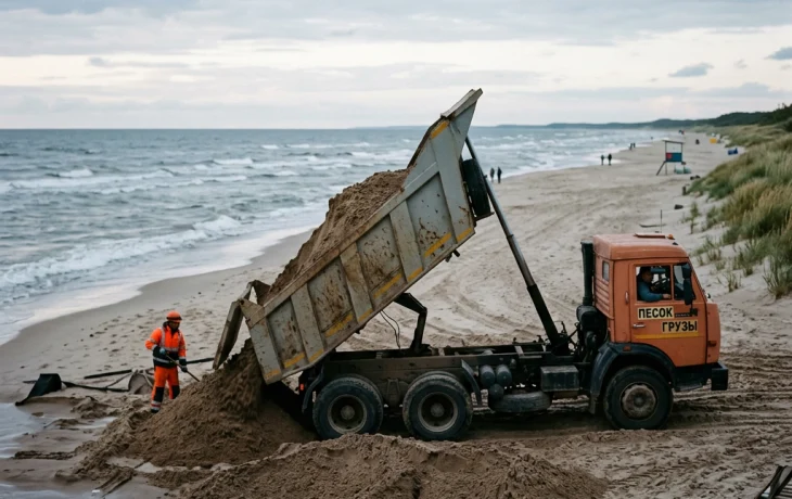 В Анапе ускорили восстановление пляжей новым песком