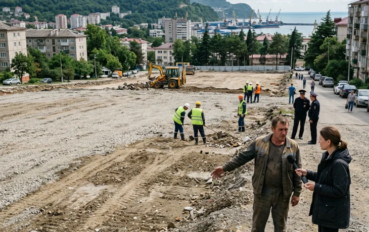 В Туапсе продолжают устранять последствия ночной атаки