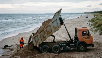 В Анапе ускорили восстановление пляжей новым песком