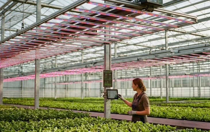 Учёные создают умное освещение для теплиц