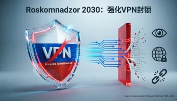Роскомнадзор планирует усилить блокировку VPN к 2030 году