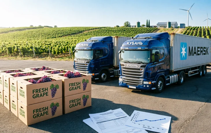 Импорт винограда через Кубань вырос в 2026 году