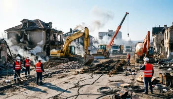 В Туапсе продолжается восстановление инфраструктуры после пожара