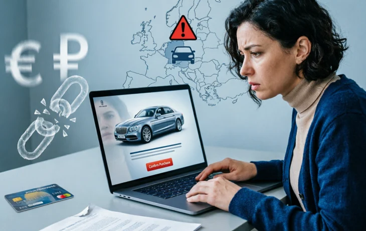 Краснодарка лишилась 1,3 млн рублей при покупке авто из Европы