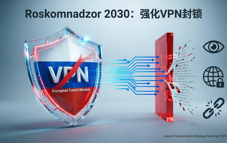 Роскомнадзор планирует усилить блокировку VPN к 2030 году