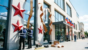 Власти Краснодара призвали бизнес следить за состоянием праздничной символики