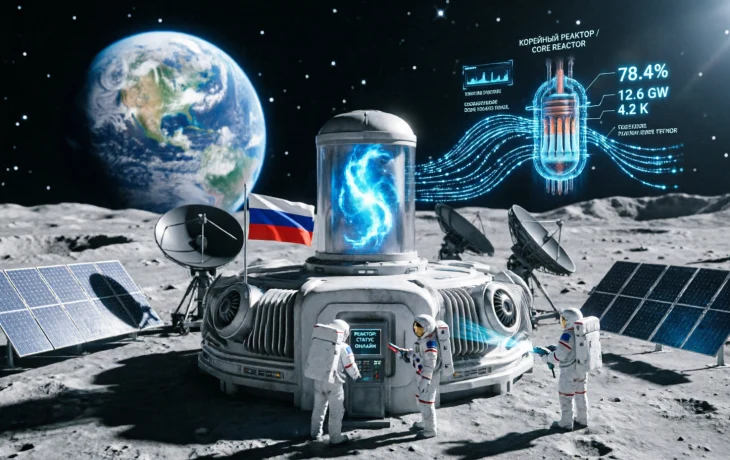 Российские учёные создадут цифровых двойников для лунной АЭС