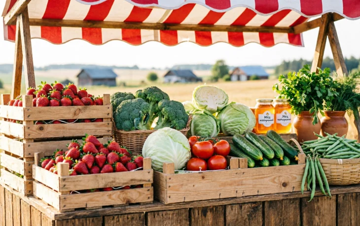 На Кубани работают около 60 ярмарок выходного дня с местной продукцией
