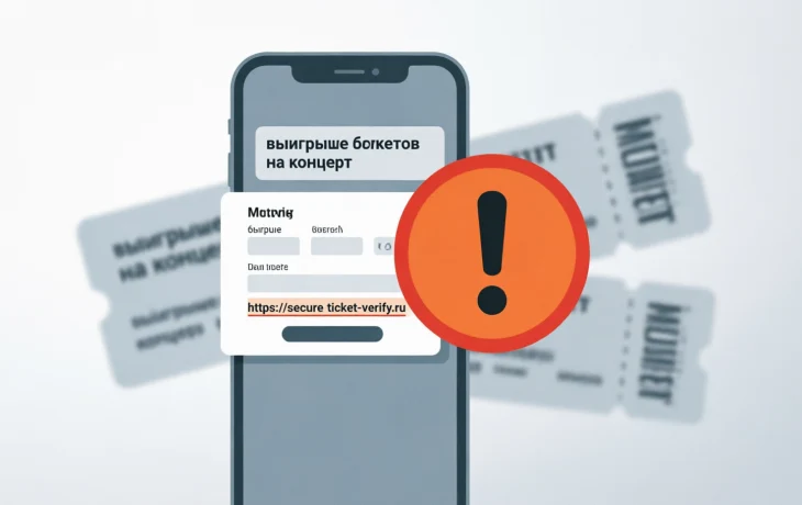 Как мошенники крадут деньги под видом розыгрыша билетов