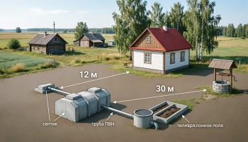 Новые правила размещения септиков на дачах с 2026 года